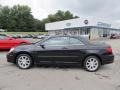 Brilliant Black Crystal Pearl 2008 Chrysler Sebring Touring Hardtop Convertible Exterior