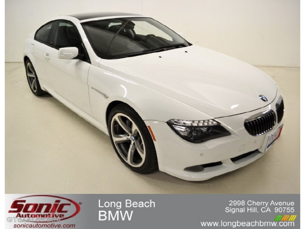 2008 6 Series 650i Coupe - Alpine White / Black photo #1