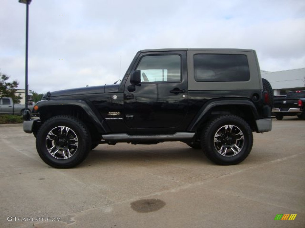 Black 2007 Jeep Wrangler Sahara 4x4 Exterior Photo #54366565