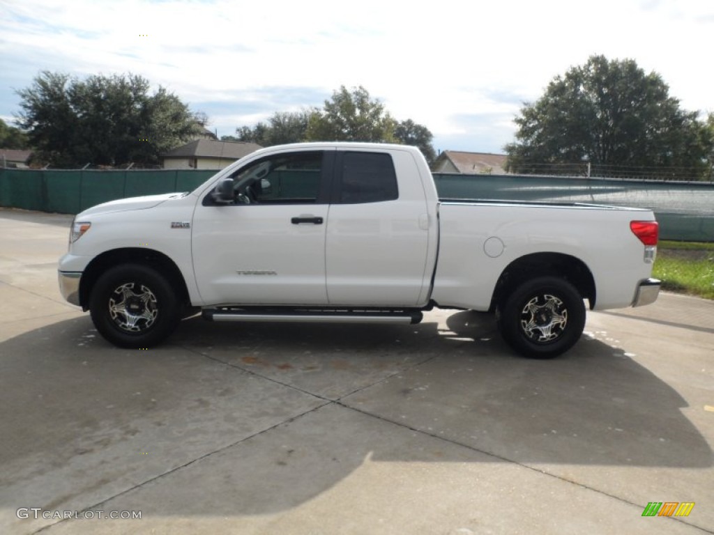 2011 Tundra Double Cab - Super White / Graphite Gray photo #6