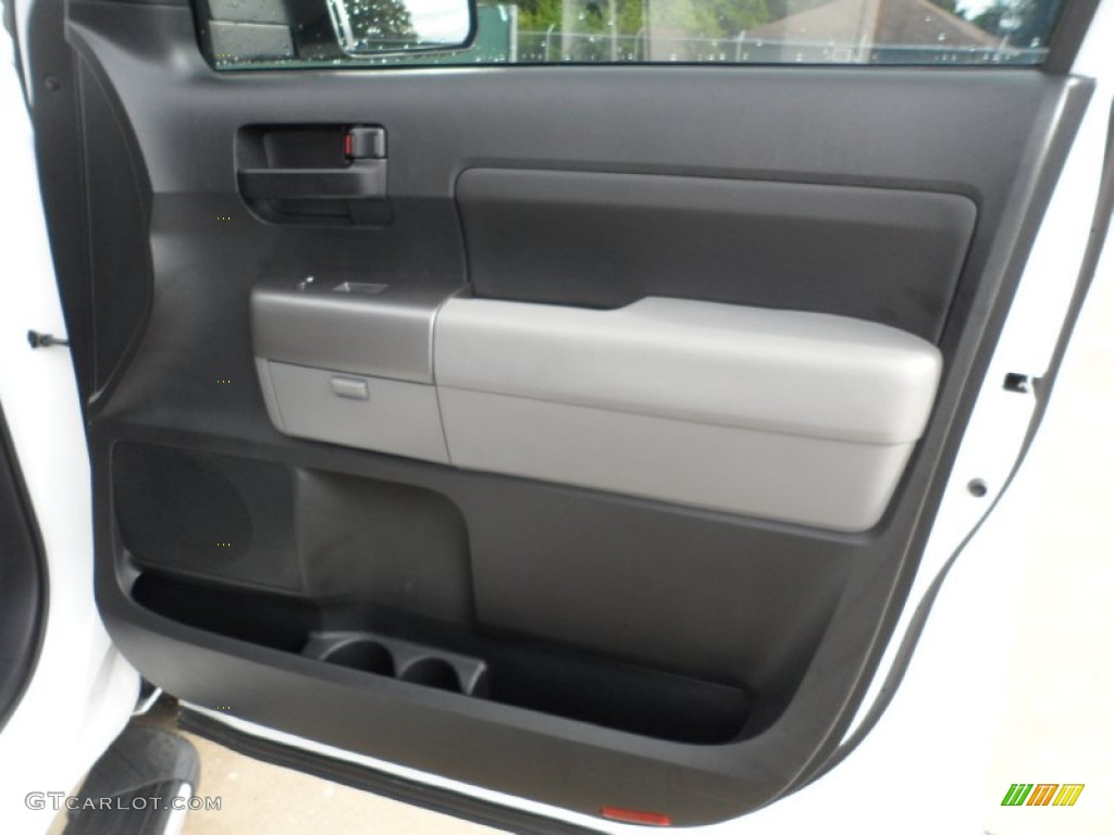 2011 Tundra Double Cab - Super White / Graphite Gray photo #24