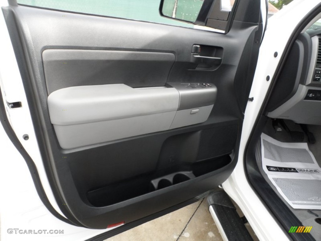 2011 Tundra Double Cab - Super White / Graphite Gray photo #31