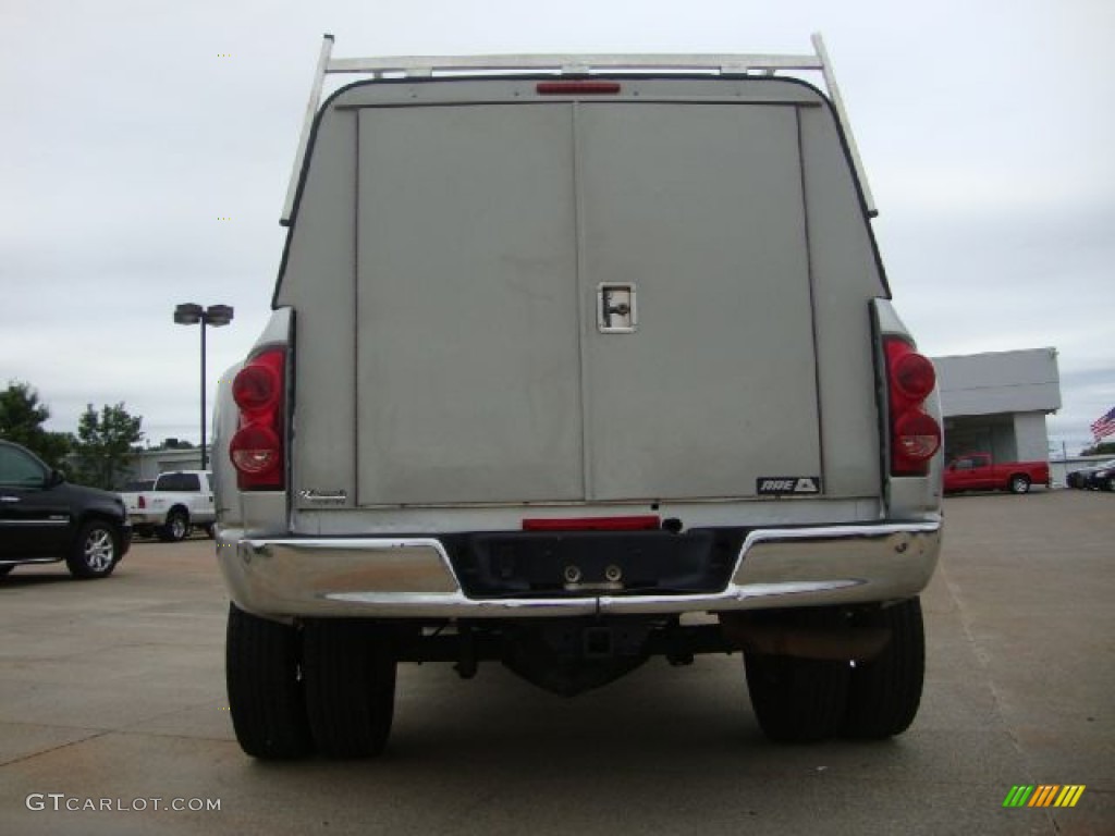 2007 Ram 3500 SLT Quad Cab 4x4 Dually - Bright Silver Metallic / Medium Slate Gray photo #4