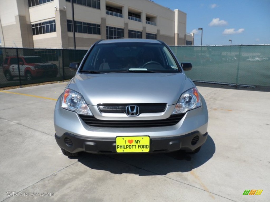 2009 CR-V LX - Alabaster Silver Metallic / Gray photo #8