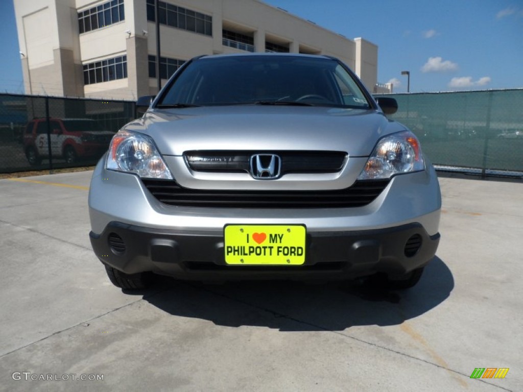 2009 CR-V LX - Alabaster Silver Metallic / Gray photo #9