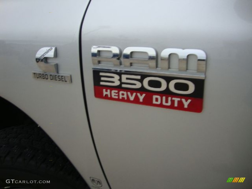 2007 Ram 3500 SLT Quad Cab 4x4 Dually - Bright Silver Metallic / Medium Slate Gray photo #31
