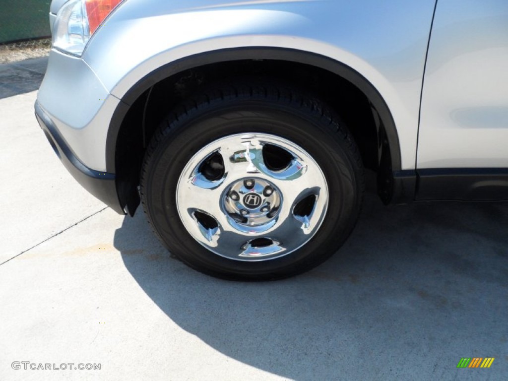 2009 CR-V LX - Alabaster Silver Metallic / Gray photo #12