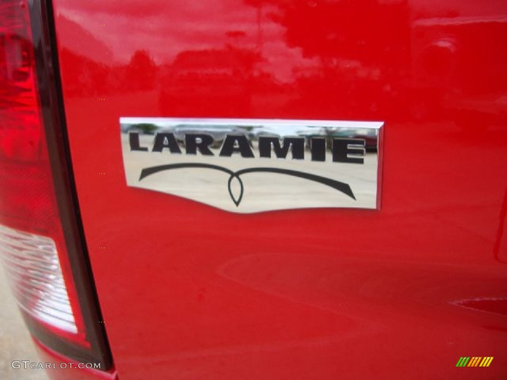 2012 Ram 3500 HD Laramie Crew Cab 4x4 Dually - Flame Red / Dark Slate photo #6