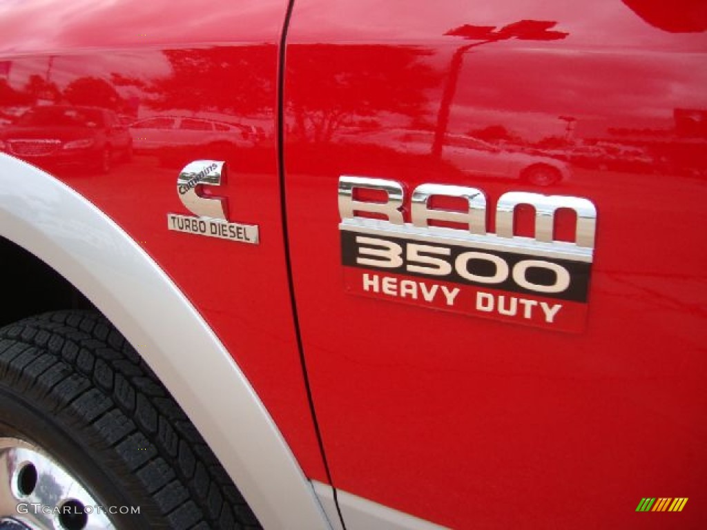 2012 Dodge Ram 3500 HD Laramie Crew Cab 4x4 Dually Marks and Logos Photo #54369817