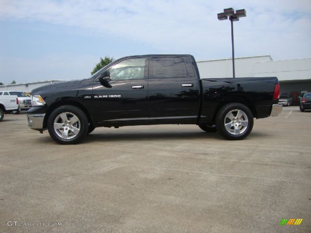 Black 2012 Dodge Ram 1500 Big Horn Crew Cab Exterior Photo #54370162