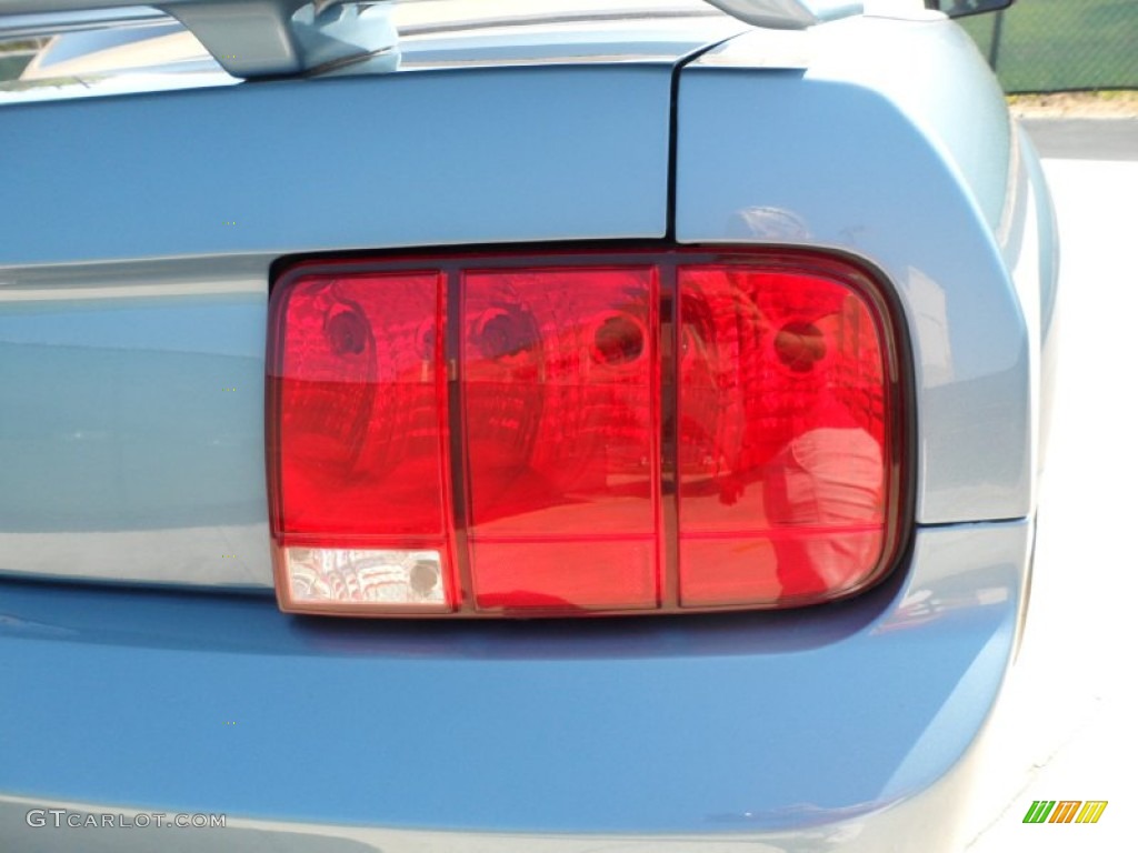2006 Mustang V6 Premium Convertible - Windveil Blue Metallic / Light Graphite photo #20