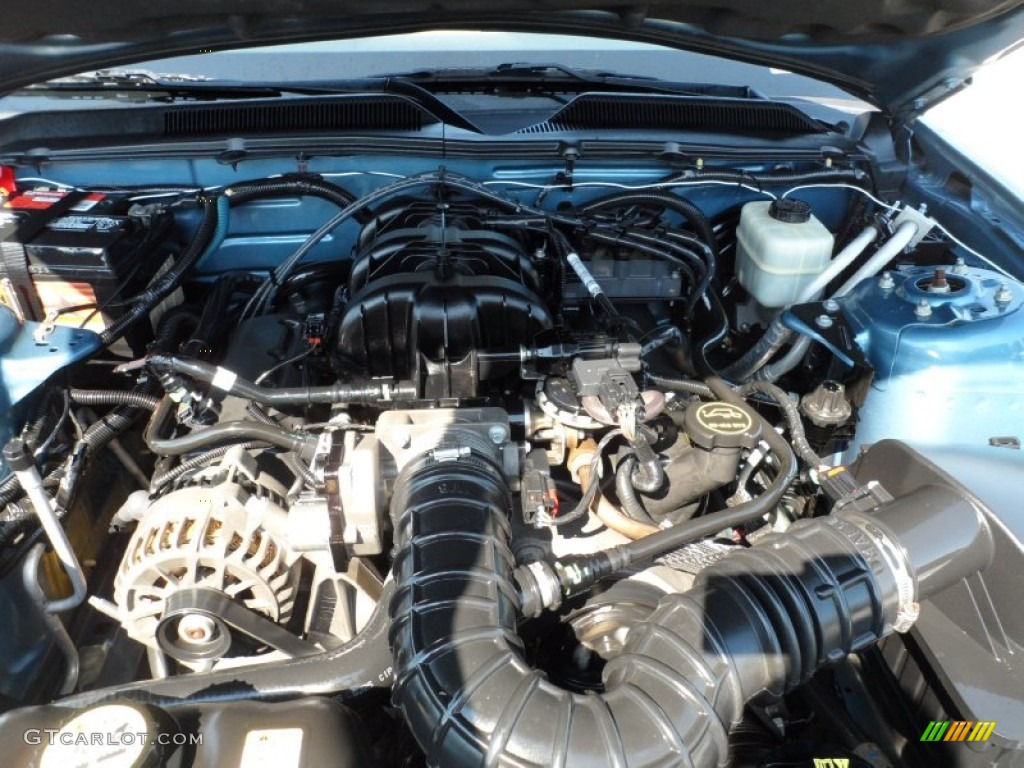 2006 Mustang V6 Premium Convertible - Windveil Blue Metallic / Light Graphite photo #24