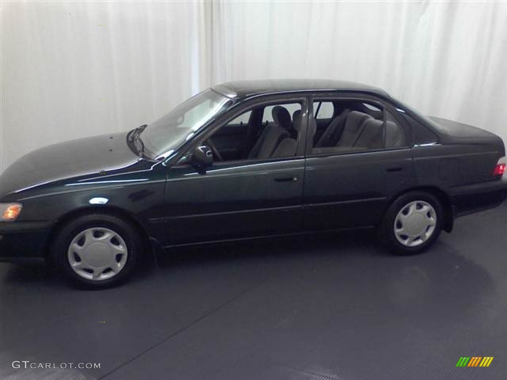 1996 Corolla DX - Dark Emerald Pearl / Gray photo #18