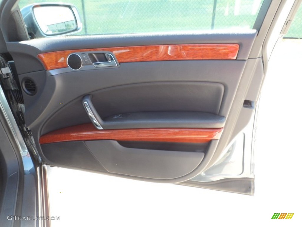2004 Volkswagen Phaeton V8 4Motion Sedan Anthracite Door Panel Photo #54371569