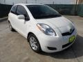 2009 Polar White Toyota Yaris 3 Door Liftback  photo #1