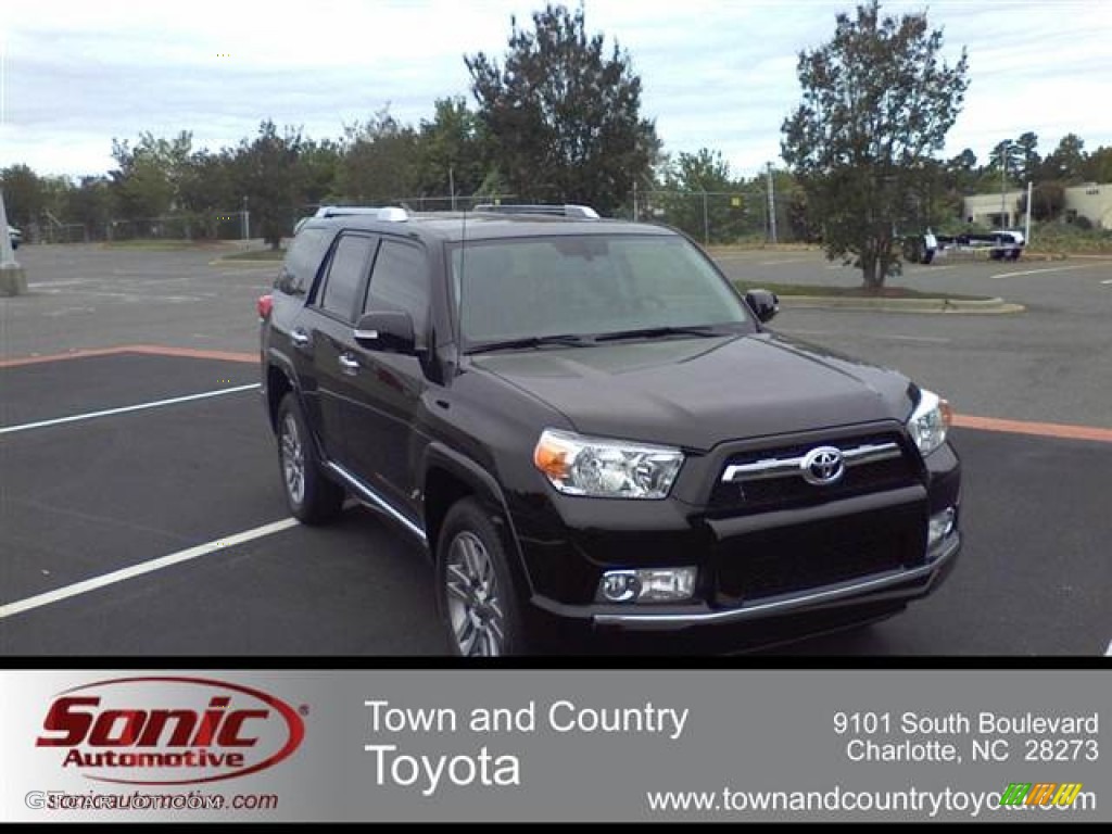 2011 4Runner Limited 4x4 - Black / Black Leather photo #1