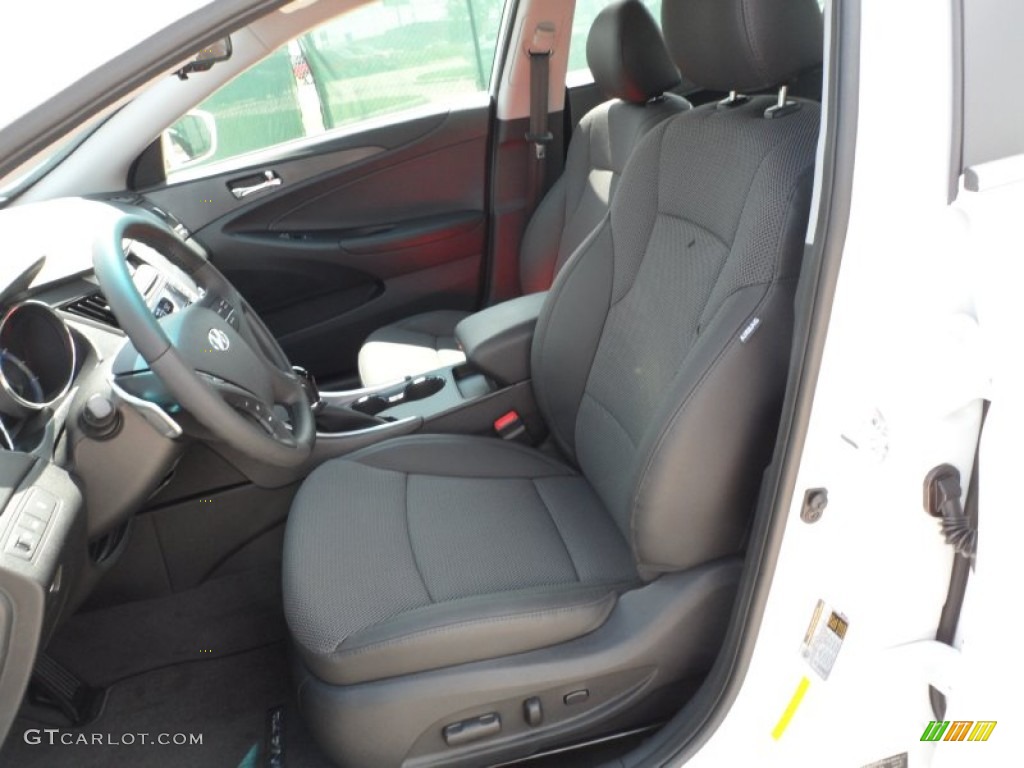 Black Interior 2012 Hyundai Sonata SE Photo #54373993