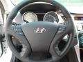 Black 2012 Hyundai Sonata SE Steering Wheel