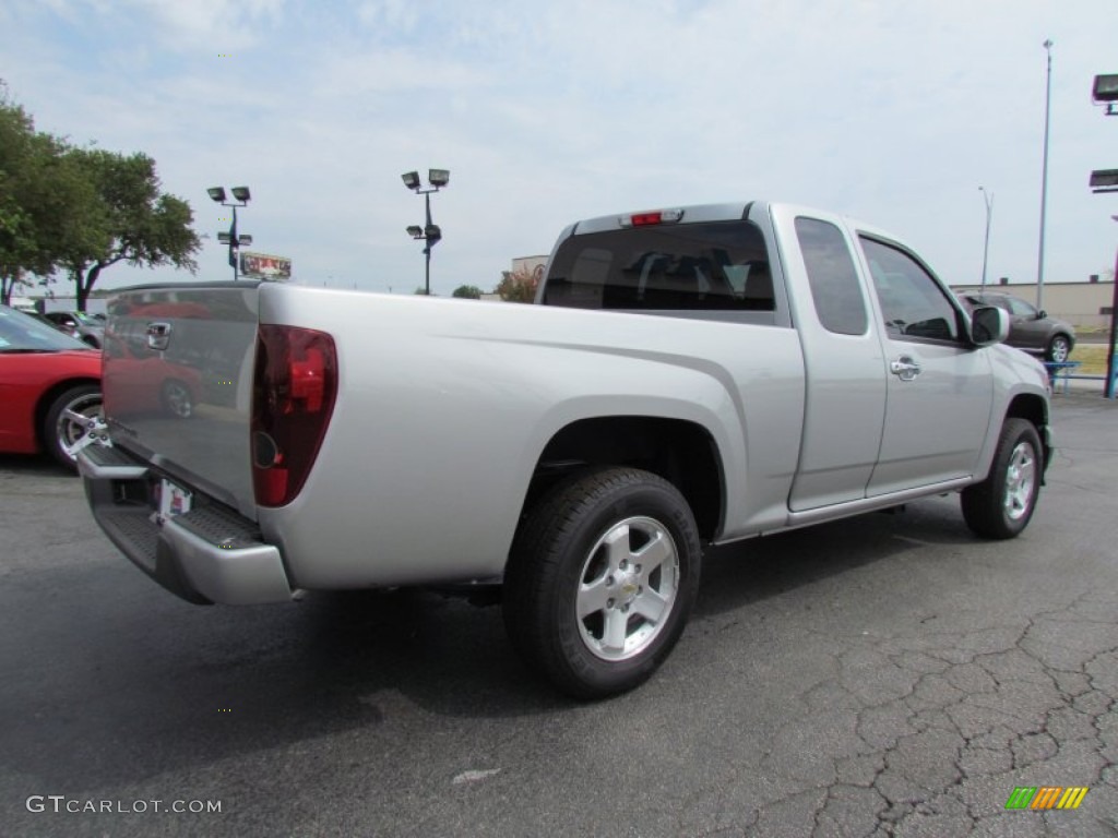 Sheer Silver Metallic 2011 Chevrolet Colorado LT Extended Cab Exterior Photo #54374089