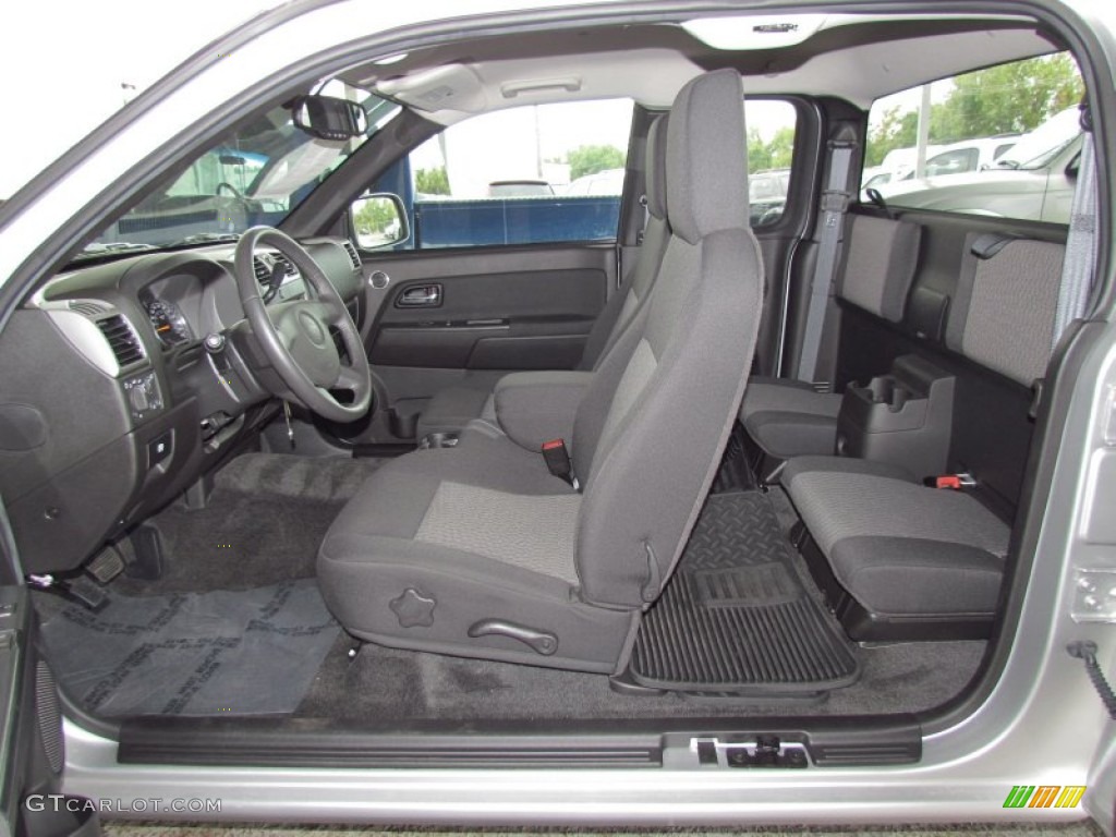 Ebony Interior 2011 Chevrolet Colorado LT Extended Cab Photo #54374107