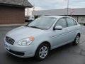 2010 Platinum Silver Hyundai Accent GLS 4 Door  photo #1