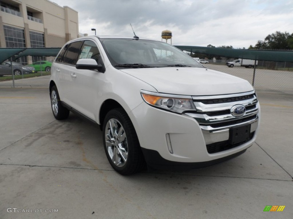 2012 Edge Limited - White Platinum Metallic Tri-Coat / Charcoal Black photo #1