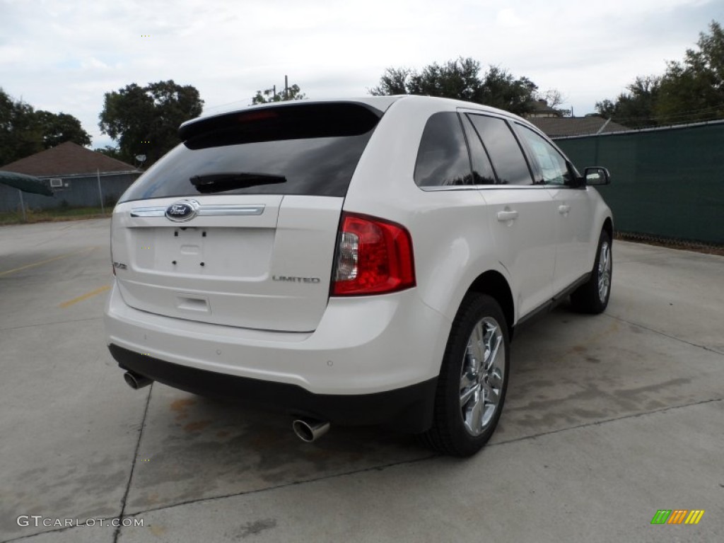 2012 Edge Limited - White Platinum Metallic Tri-Coat / Charcoal Black photo #3
