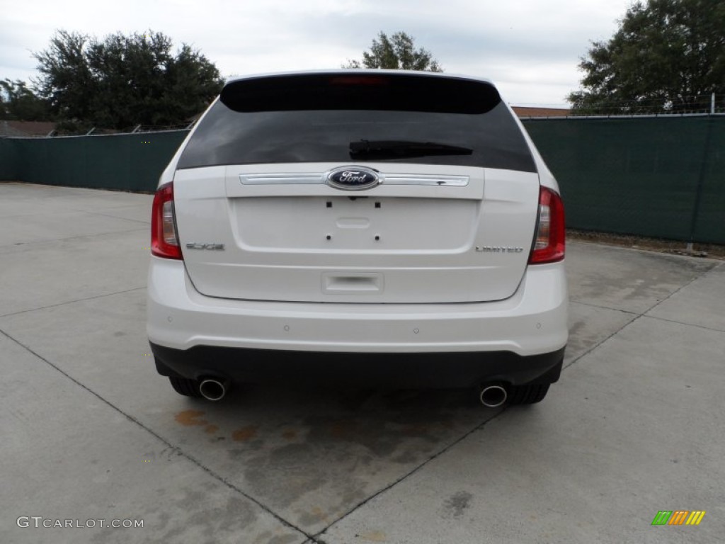 2012 Edge Limited - White Platinum Metallic Tri-Coat / Charcoal Black photo #4