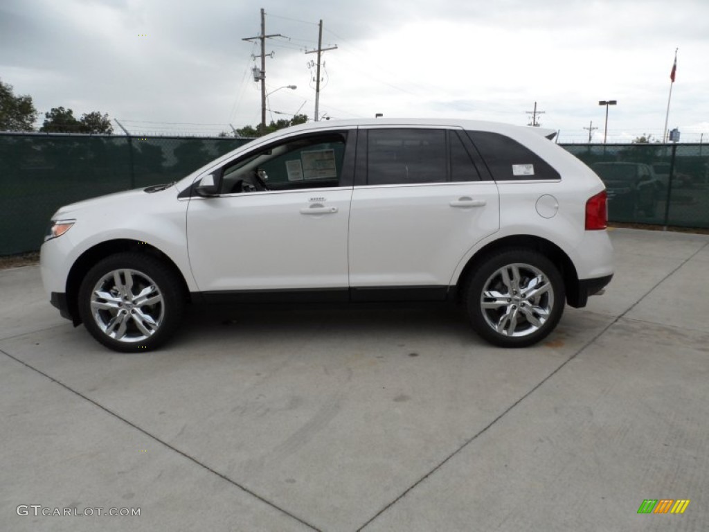 2012 Edge Limited - White Platinum Metallic Tri-Coat / Charcoal Black photo #6