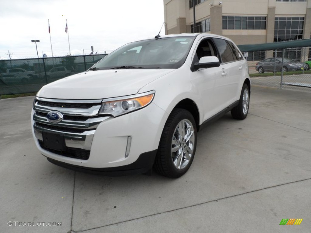 2012 Edge Limited - White Platinum Metallic Tri-Coat / Charcoal Black photo #7