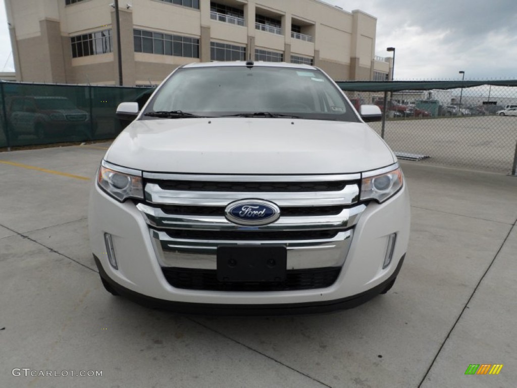 2012 Edge Limited - White Platinum Metallic Tri-Coat / Charcoal Black photo #8