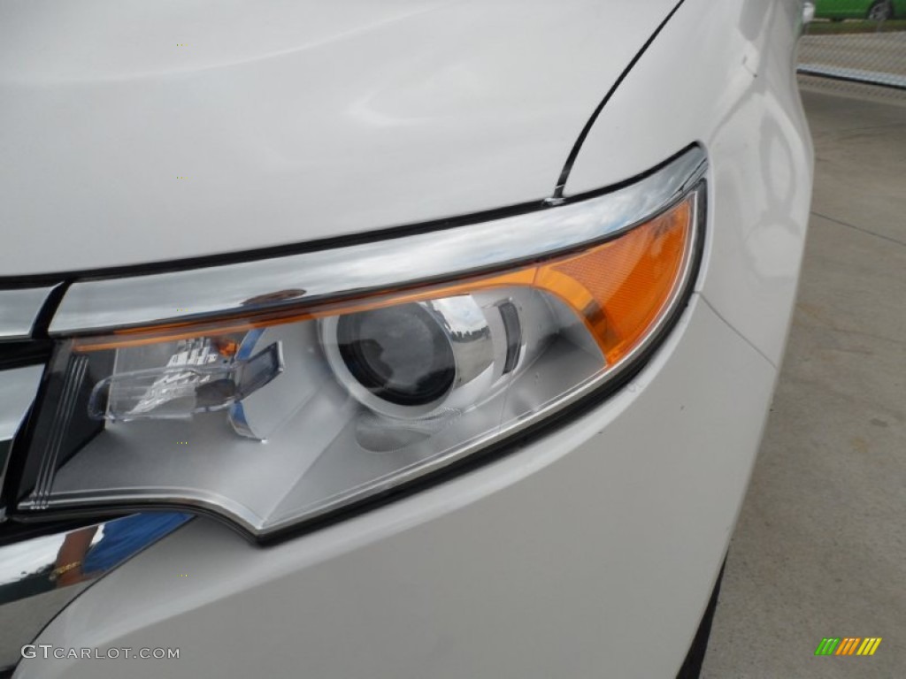 2012 Edge Limited - White Platinum Metallic Tri-Coat / Charcoal Black photo #9