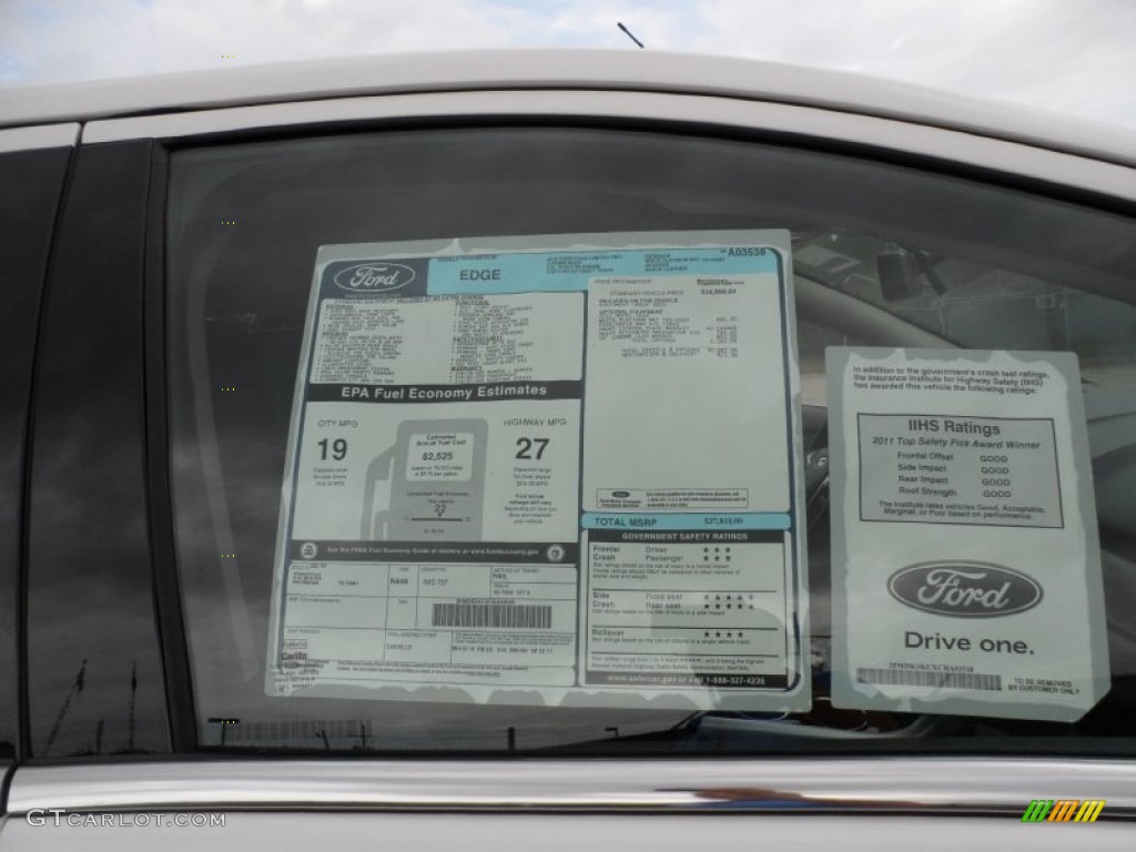 2012 Ford Edge Limited Window Sticker Photo #54374797