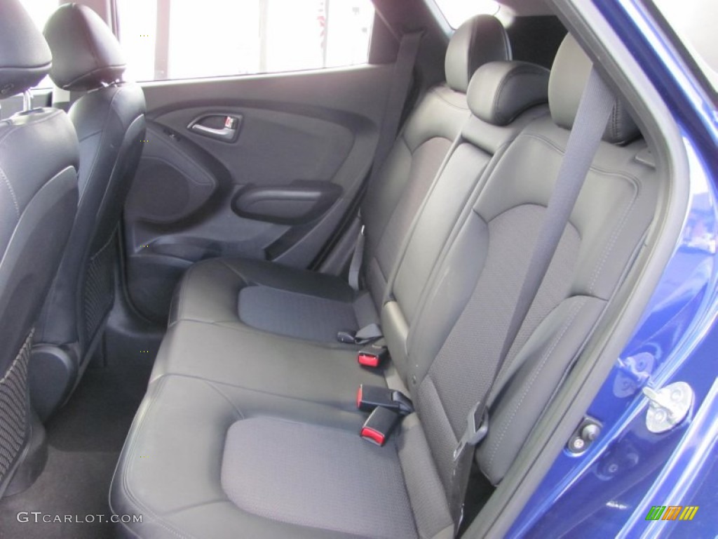 Black Interior 2010 Hyundai Tucson GLS Photo #54374881