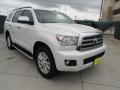 Blizzard White Pearl 2011 Toyota Sequoia Platinum