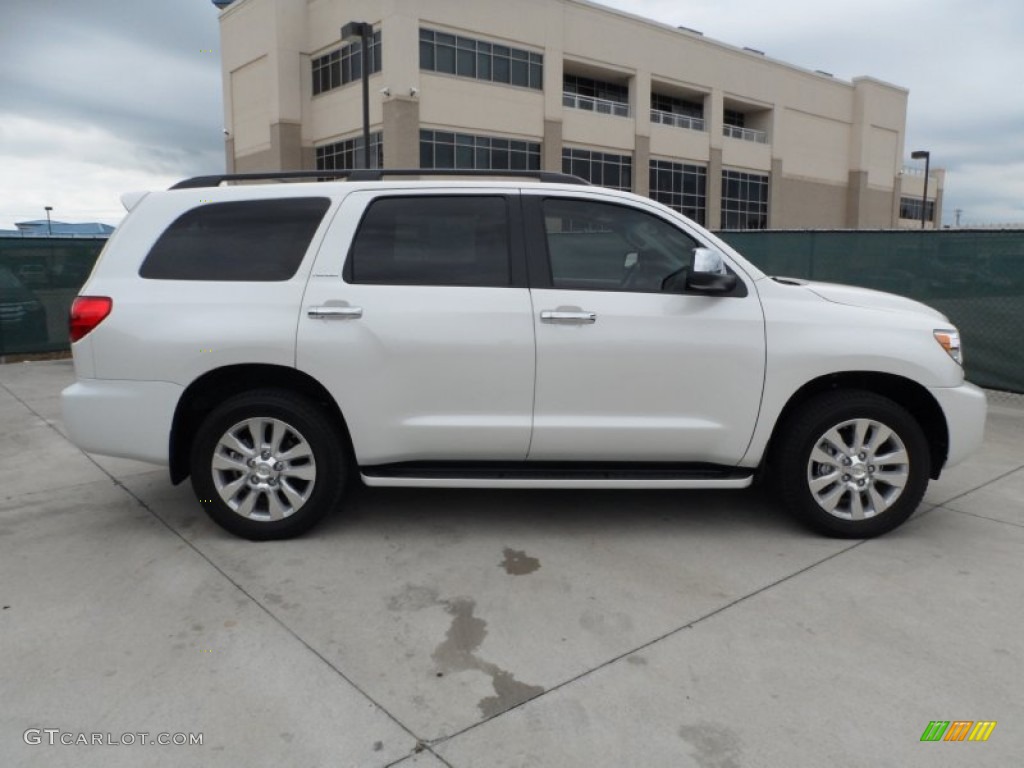 Blizzard White Pearl 2011 Toyota Sequoia Platinum Exterior Photo #54375226