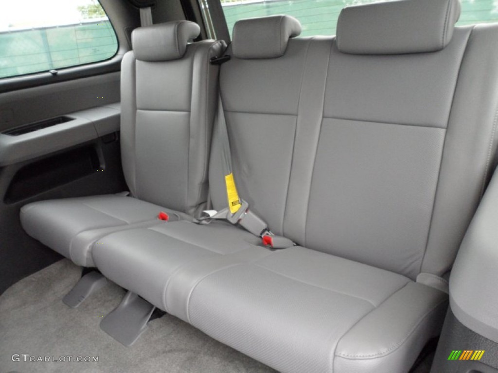Graphite Gray Interior 2011 Toyota Sequoia Platinum Photo #54375353