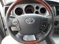 2011 Toyota Sequoia Graphite Gray Interior Steering Wheel Photo