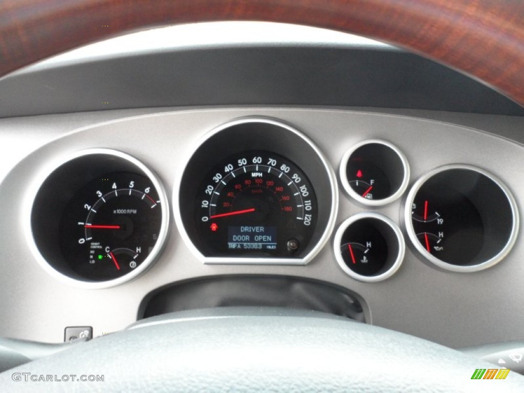 2011 Toyota Sequoia Platinum Gauges Photo #54375466