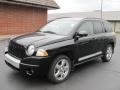 2008 Brilliant Black Crystal Pearl Jeep Compass Limited 4x4  photo #1