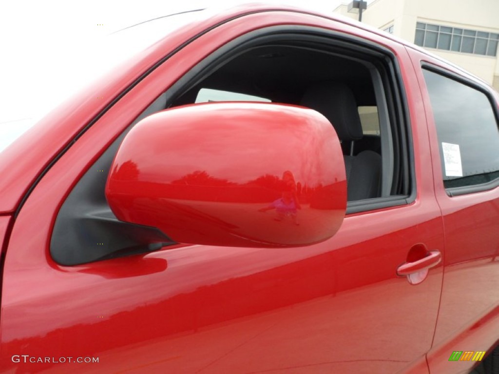 2011 Tacoma V6 TRD PreRunner Double Cab - Barcelona Red Metallic / Graphite Gray photo #12