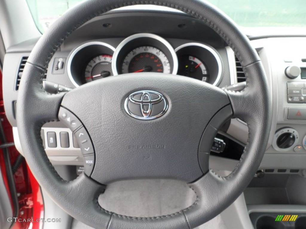 2011 Toyota Tacoma V6 TRD PreRunner Double Cab Steering Wheel Photos