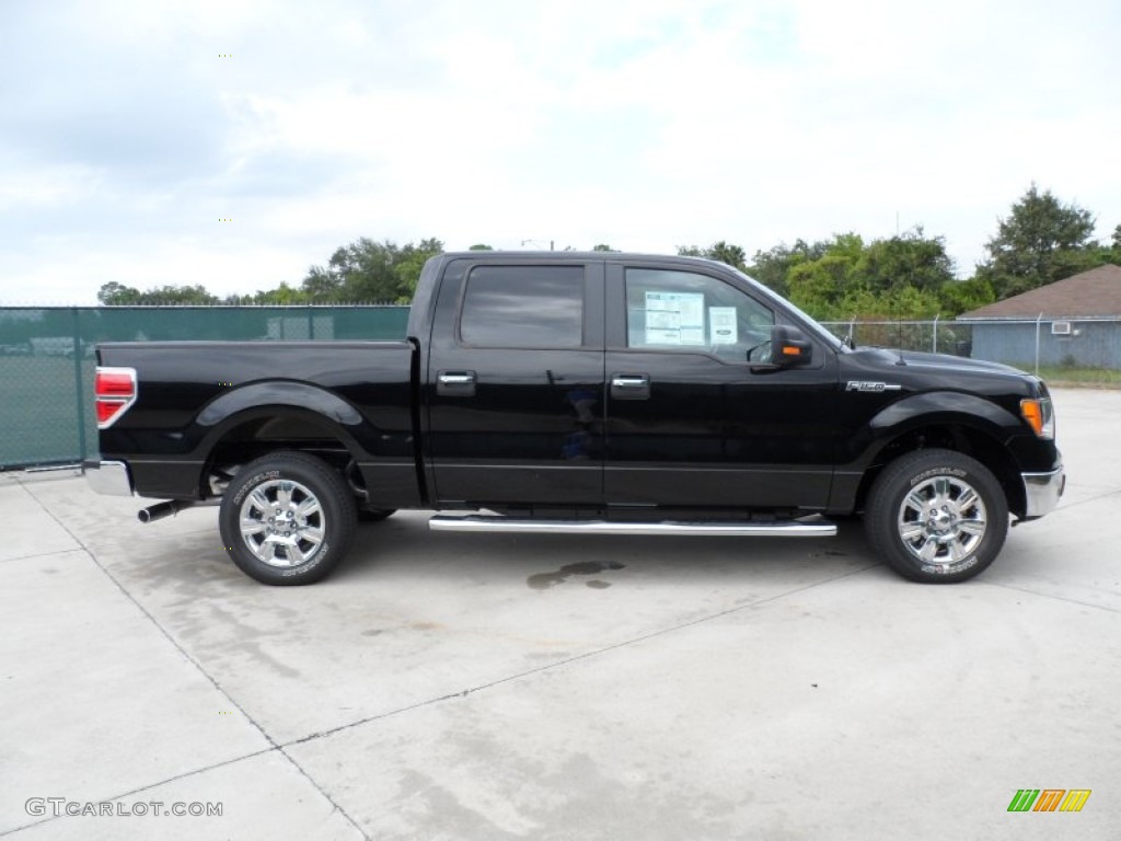 2011 F150 Texas Edition SuperCrew - Ebony Black / Steel Gray photo #2