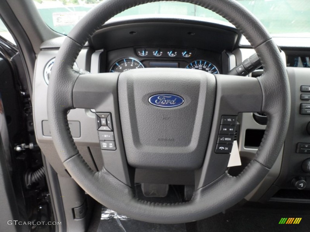 2011 F150 Texas Edition SuperCrew - Ebony Black / Steel Gray photo #34