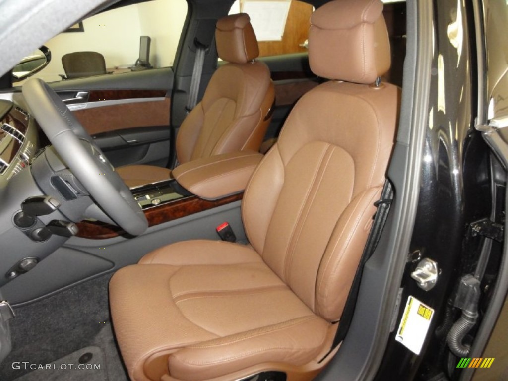 Nougat Brown Interior 2011 Audi A8 4.2 FSI quattro Photo #54377326