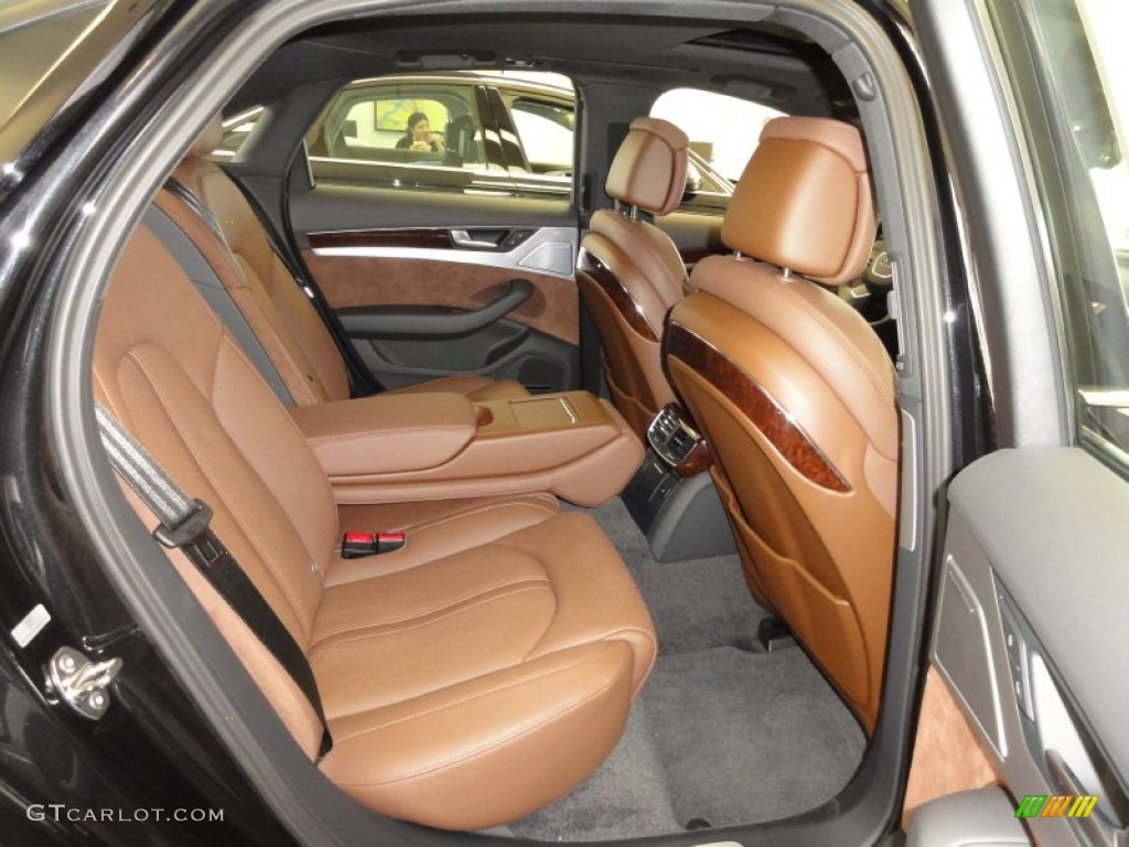Nougat Brown Interior 2011 Audi A8 4.2 FSI quattro Photo #54377344