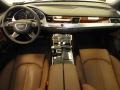 2011 Audi A8 Nougat Brown Interior Dashboard Photo