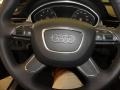 2011 Audi A8 Nougat Brown Interior Controls Photo