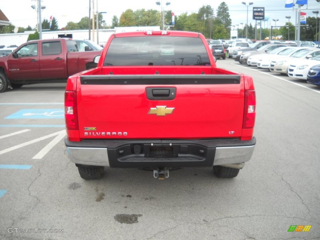 2009 Silverado 1500 LT Extended Cab 4x4 - Victory Red / Ebony photo #4