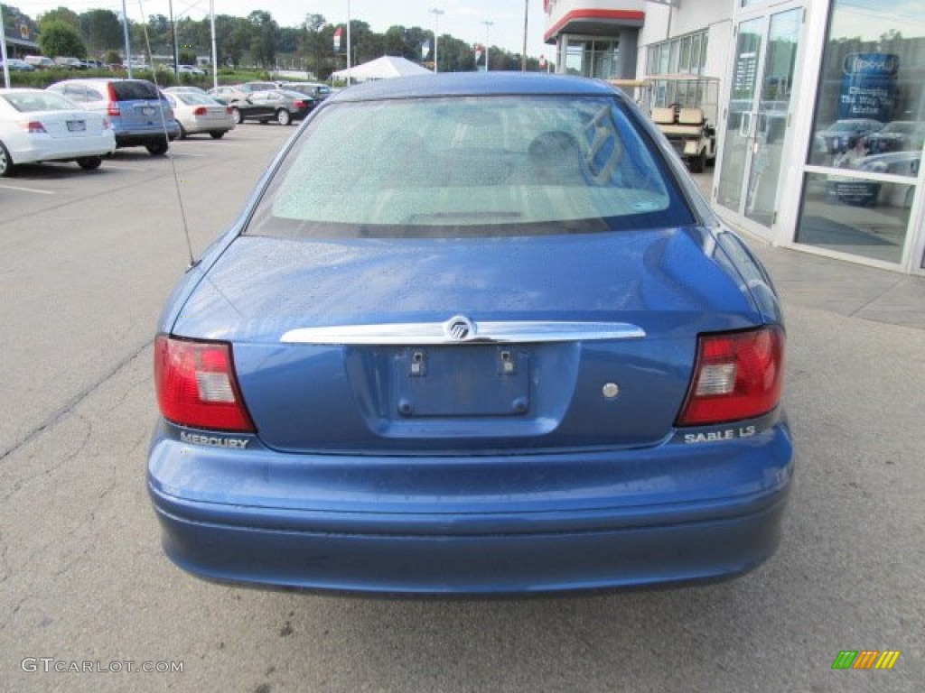 2002 Sable LS Premium Sedan - French Blue Metallic / Medium Parchment photo #8